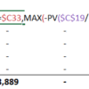 An example of using a PV formula to calculate the amount of debt injection.