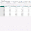 Power Query Editor unpivoting balance sheet data from wide to long format.